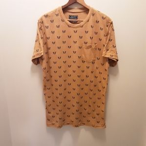 Brownish Dog T-shirt XL Boston Terrier Pocket